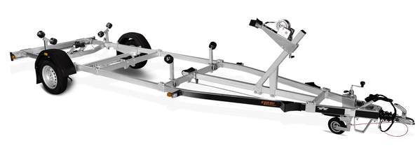 M-Wave Set Di 2 Adattatori Fissaggio Rimorchio Monorotaia Per Asse Passante